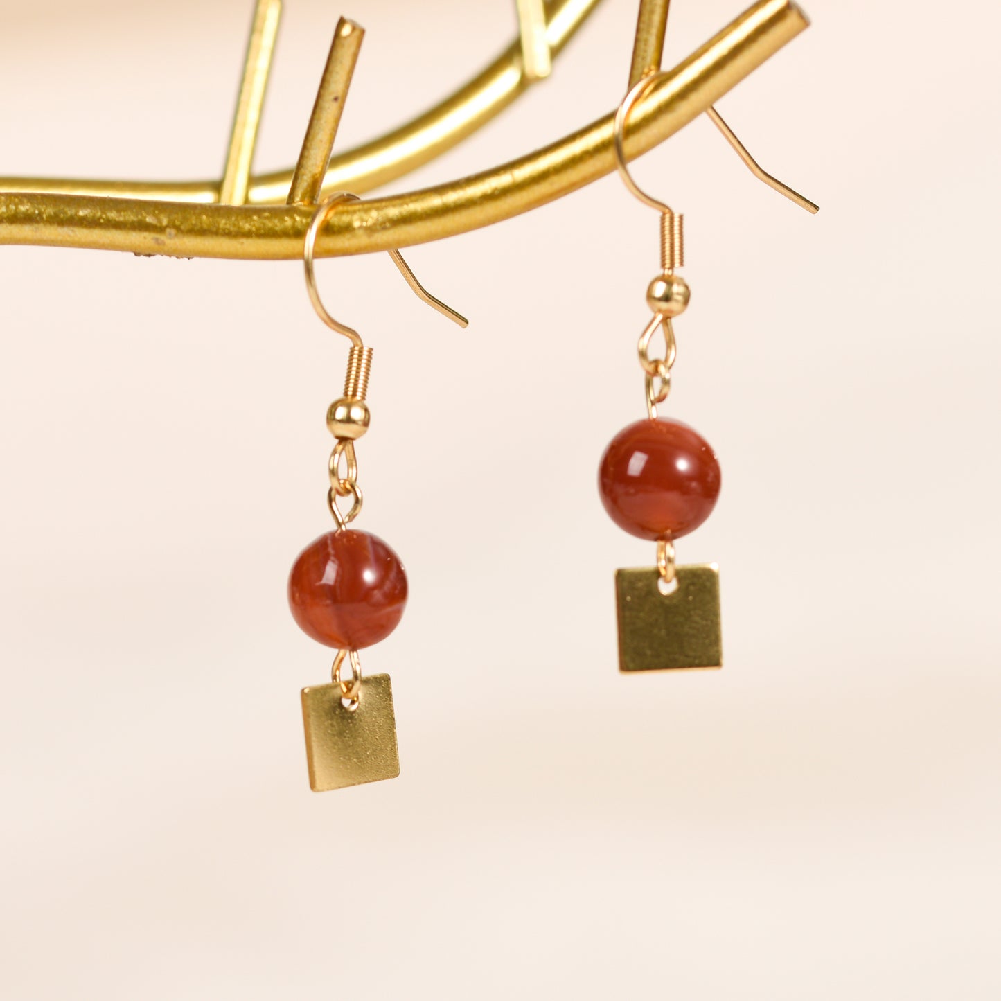 Crystal Square Earrings