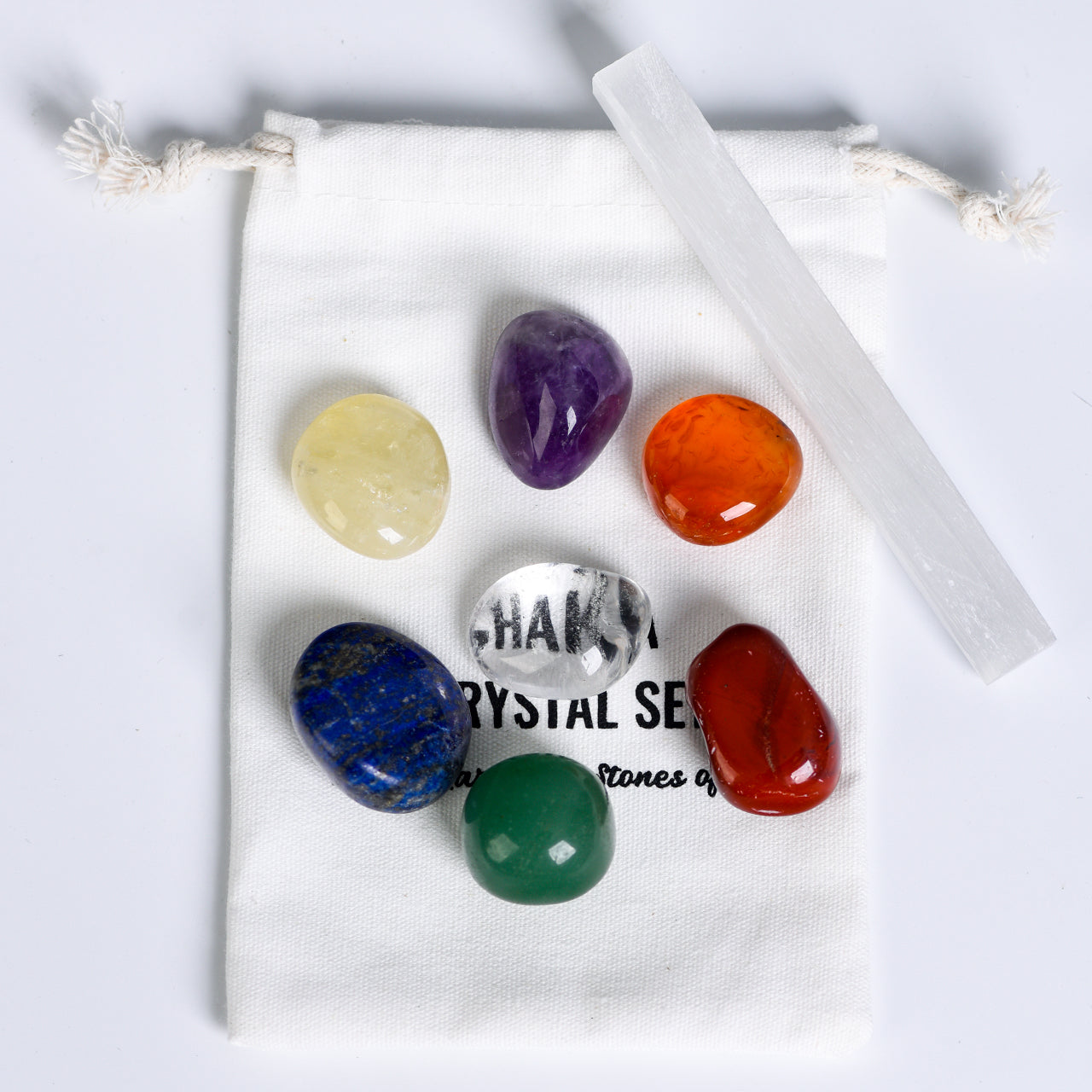 Seven Chakra Crystal Stone Set