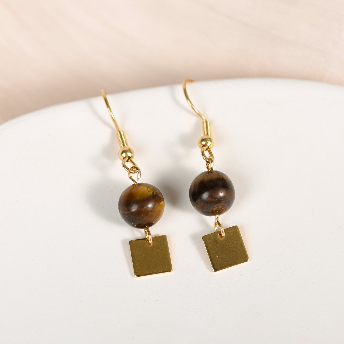 Crystal Square Earrings