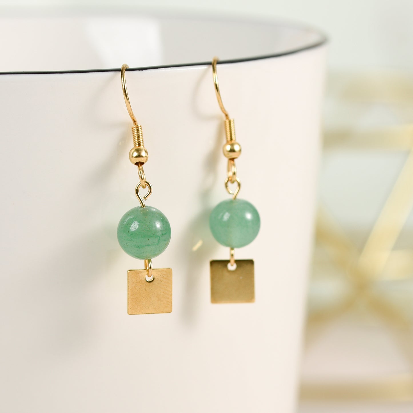 Crystal Square Earrings