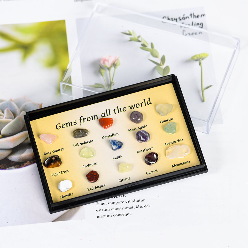 Mini Crystal Mineral Specimen Collection Kit