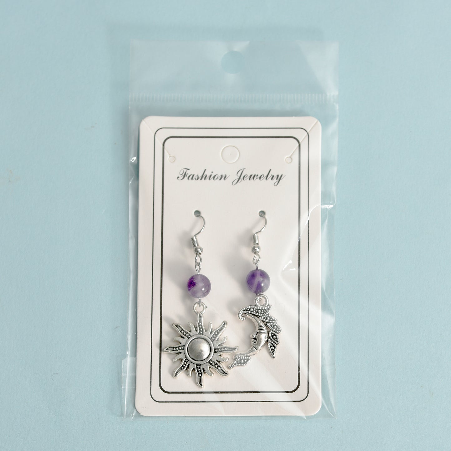 Solar & Lunar Gemstone Earrings