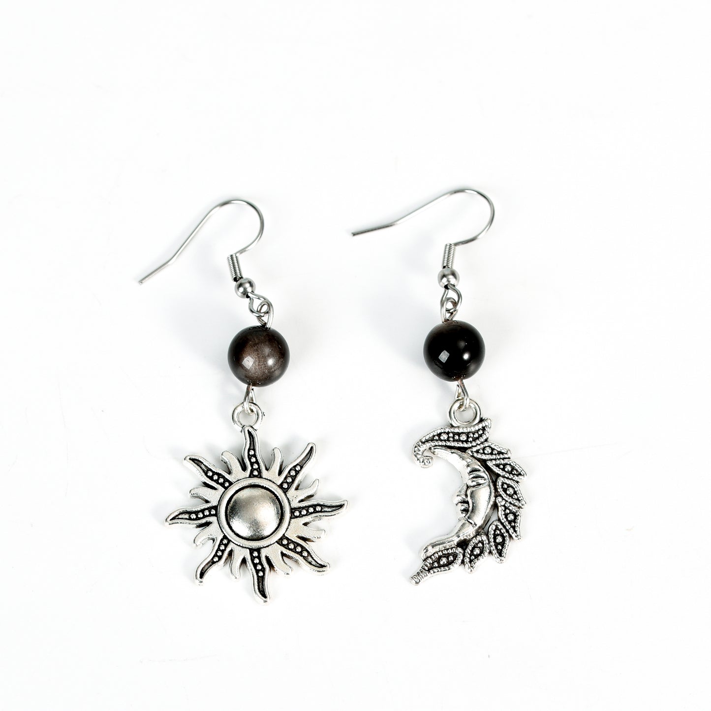 Solar & Lunar Gemstone Earrings